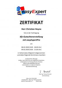 Kfz-Gutachter Heyne_easyexpert