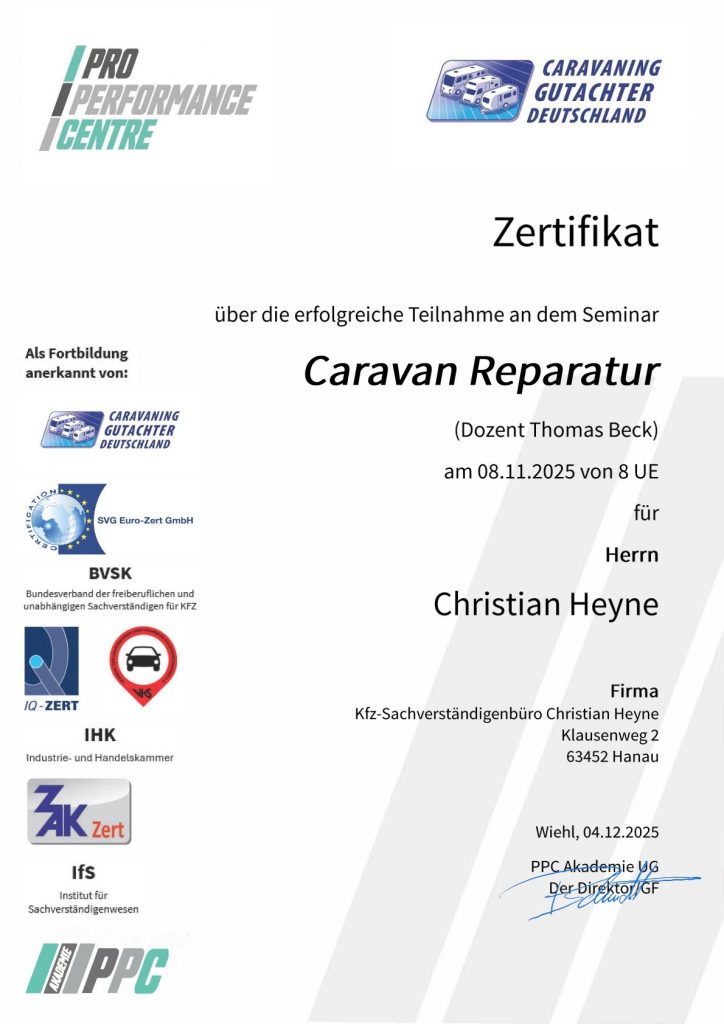 Heyne_Christian_Zertifikat_Caravan
